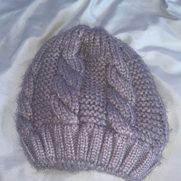 Cute Grey Knit Beanie - Picture 1 of 2